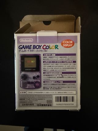 Nintendo Game Boy Color Morado Transparente