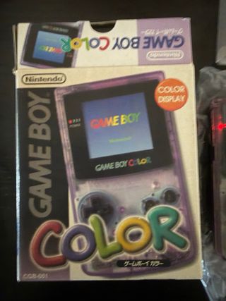 Nintendo Game Boy Color Morado Transparente