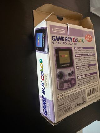 Nintendo Game Boy Color Morado Transparente