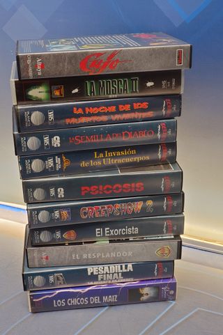 11 películas, VHS, en perfecto estado, lote de terror