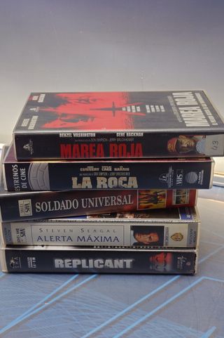 5 películas VHS acción action movies