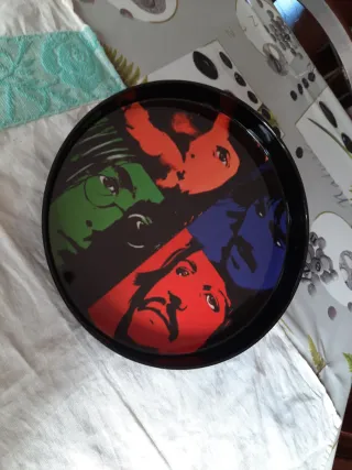 Vassoio Beatles Pop Art