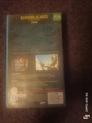 Película VHS Running Scared (Español)
