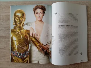 Revista GQ diciembre 2015: Blanca Suárez Star Wars