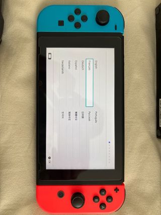 Nintendo Switch Completo Azul/Rojo
