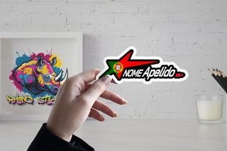 Pack 4 Unidades - Racing Name Tags nº 8