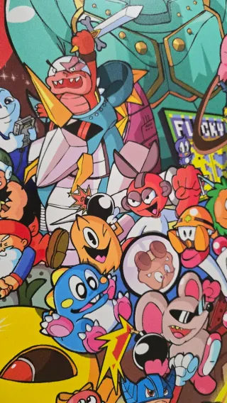 Poster Giant PVC SEGA Nintendo All Stars 100x70cm