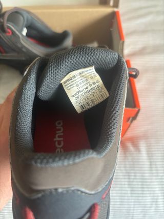 Zapatillas Montaña Hombre Quechua Marrón/Negro