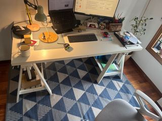 Mesa Escritorio Elevable IKEA Blanca