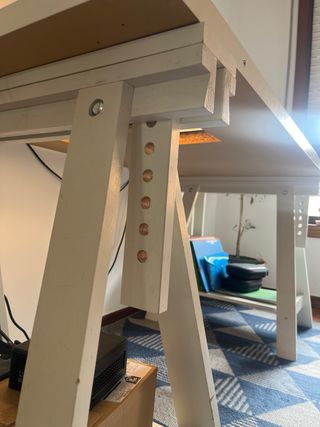 Mesa Escritorio Elevable IKEA Blanca