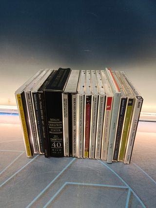 15 cds, música clásica, 7 cds de Bach