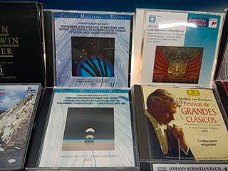15 cds, música clásica, 7 cds de Bach