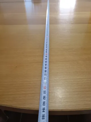 Mesa redonda extensible madera (117-210cm)