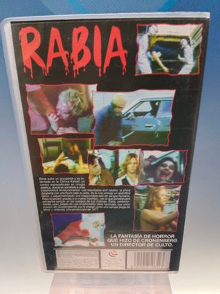 película VHS, RABIA de DAVID CRONENBERG