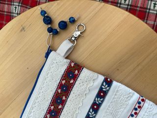 Pochette sartoriale multicolore