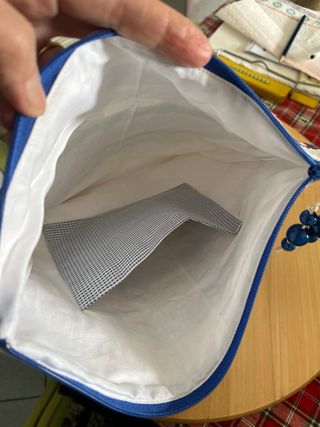 Pochette sartoriale multicolore