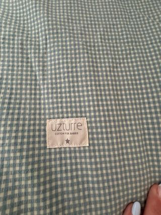 Colcha y protector de cuna