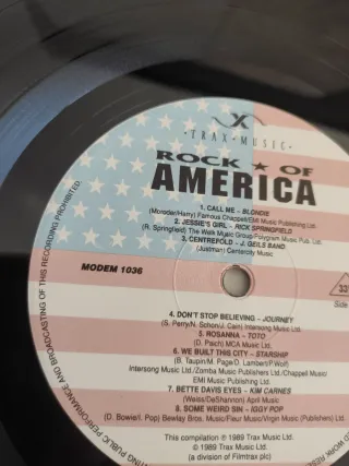 Vinilo LP Rock of America - Varios Artistas