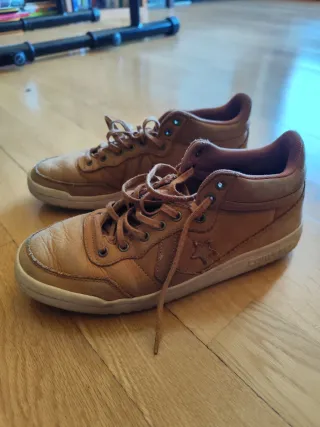Converse media bota marrón