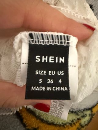 Top encaje Shein talla única