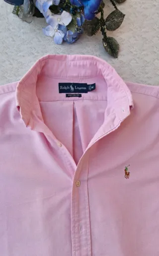 Camicia Polo Ralph Lauren Uomo Taglia M Rosa