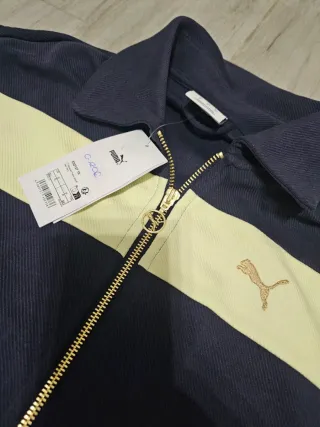 Conjunto Puma Mujer Azul Marino y Amarillo