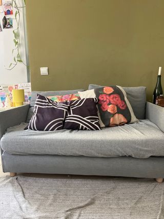 Divano Letto Grigio IKEA