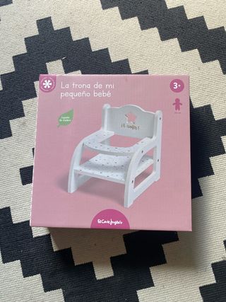 Trona de madera para muñecos El Corte Inglés