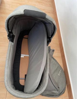 Capazo Cybex Cot S + adaptadores y plástico lluvia