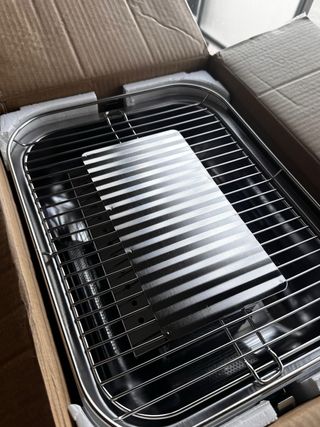 Barbacoa Carlo 44x33x21cm Gris F1