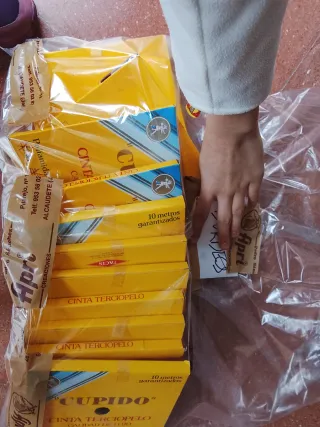 Cinta Terciopelo Burdeos 10m