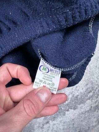 Forro Polar Chicago Bulls Vintage Azul Marino