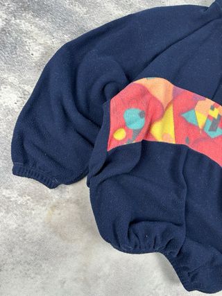 Forro Polar Chicago Bulls Vintage Azul Marino