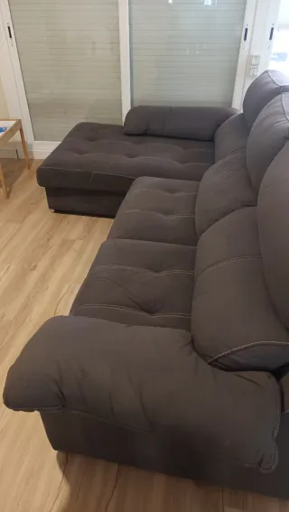 Sofá chaise longue 4 places