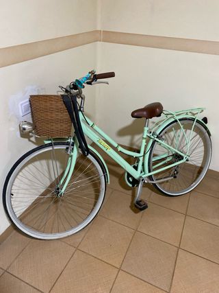 Bicicleta Mint con Cesta y Portabultos