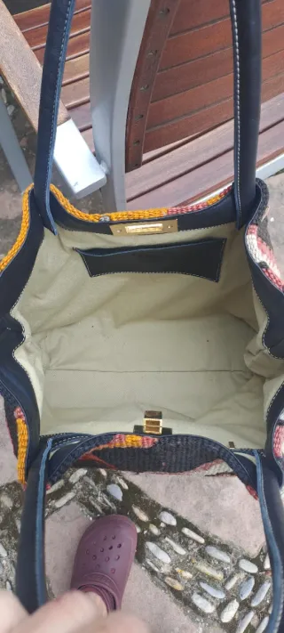 Bolso Kilim y Piel sin estrenar - Pieza única