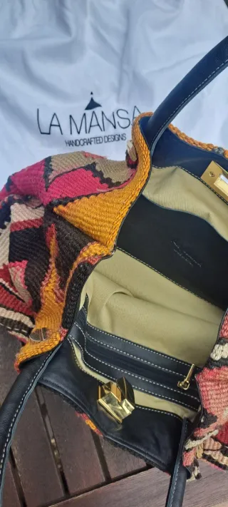 Bolso Kilim y Piel sin estrenar - Pieza única