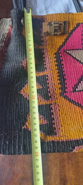 Bolso Kilim y Piel sin estrenar - Pieza única