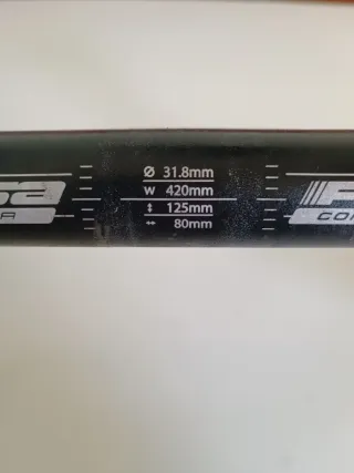 Manillar FSA Compact Negro