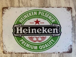 Cartel Metálico Heineken Pilsener