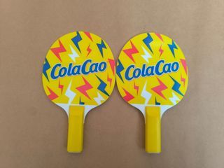 Set da ping pong portatile: 2 racchette + rete - Nuovo