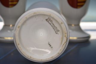 4 tazze di porcellana francese. Limoges. Dubourg. Pillivuyt et Cie.