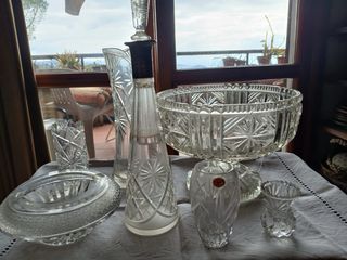 Collezione cristalli incisi e lisci vintage !