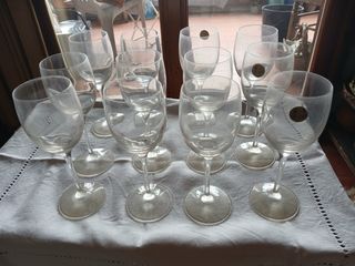 Collezione cristalli incisi e lisci vintage !