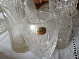 Collezione cristalli incisi e lisci vintage !