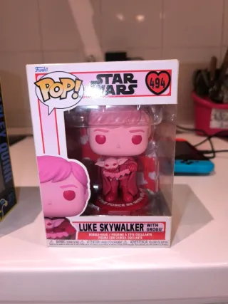 Funko Pop Star Wars Luke Skywalker con Grogu 494