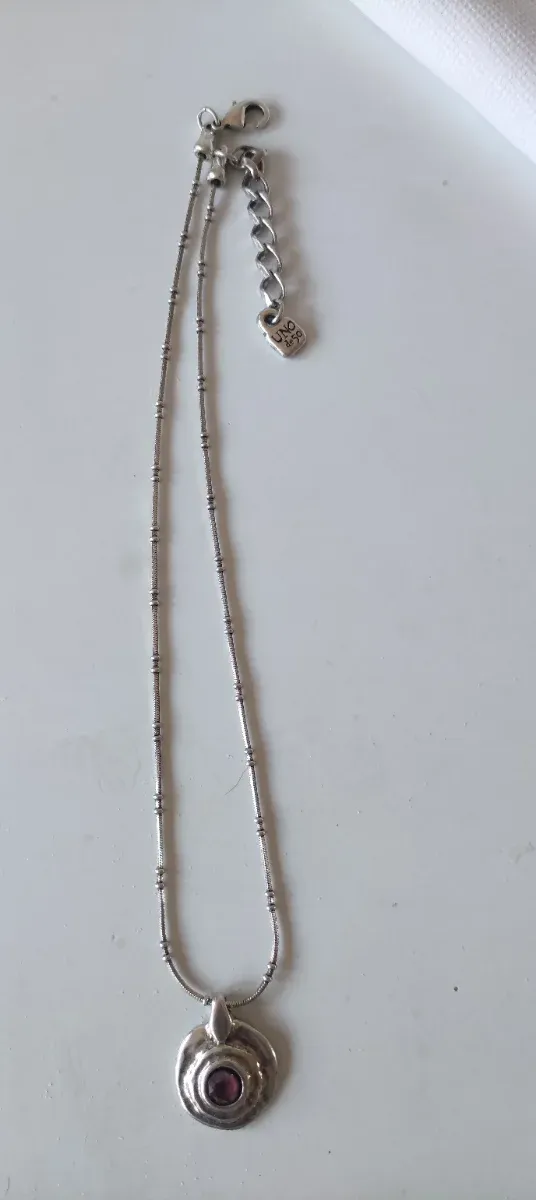 Colgante Uno de 50 Plata y rosa