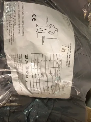 Pantalones de trabajo grises talla SG