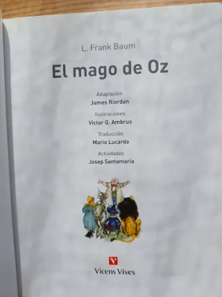 Libro El Mago De Oz (Spanish Edition)