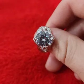 Anillo Plata de Ley con Circonita